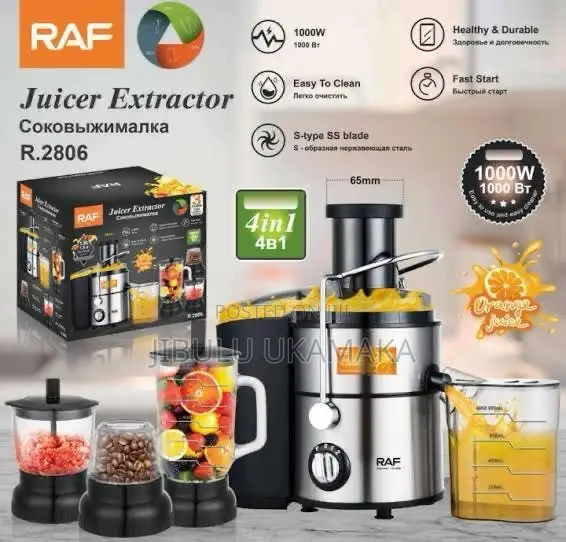 RAF 4-in-1 Electric Juicer and Blender Set
