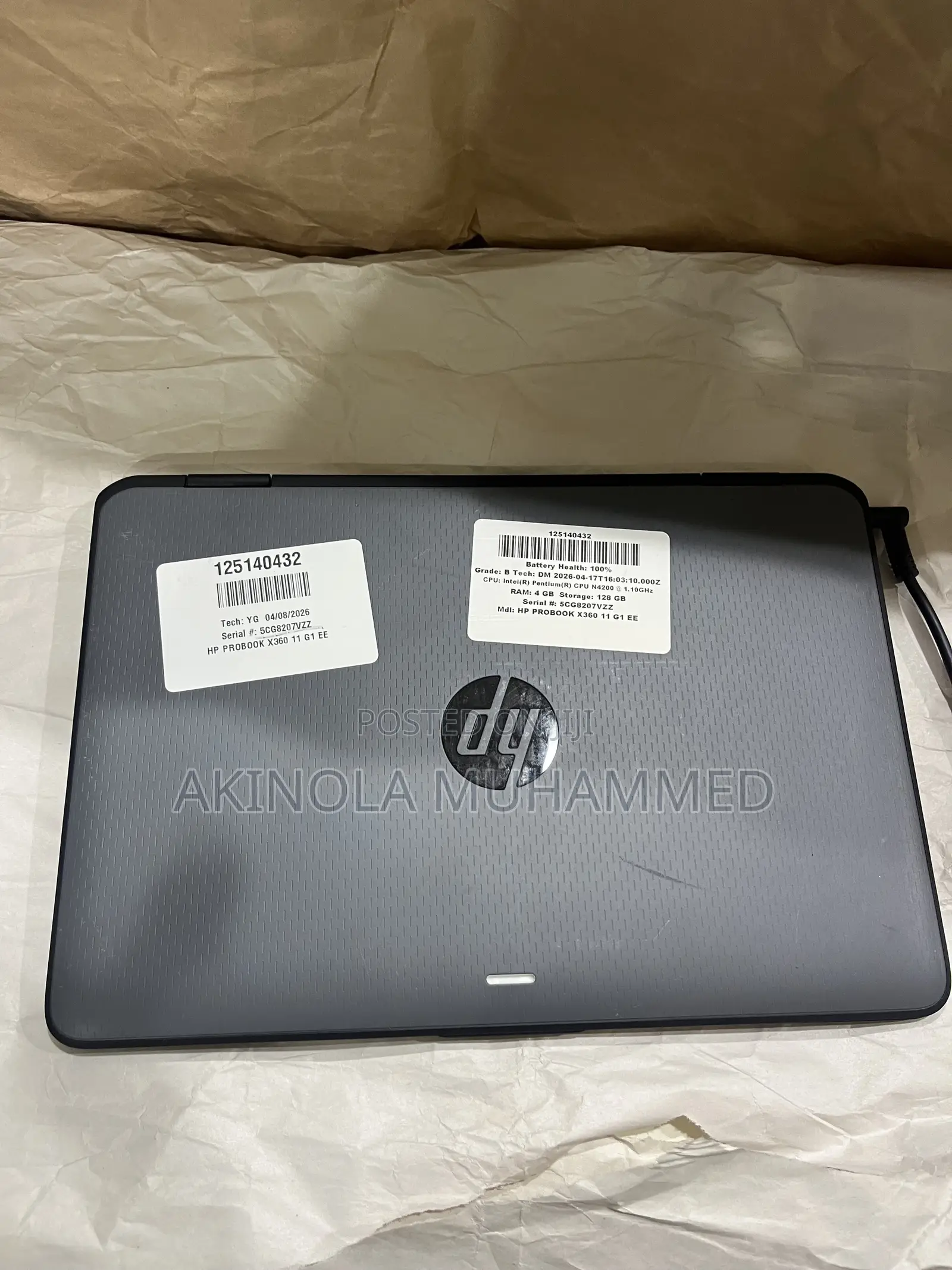 Laptop HP ProBook 11 G2 EE 4GB Intel Pentium SSD 128GB