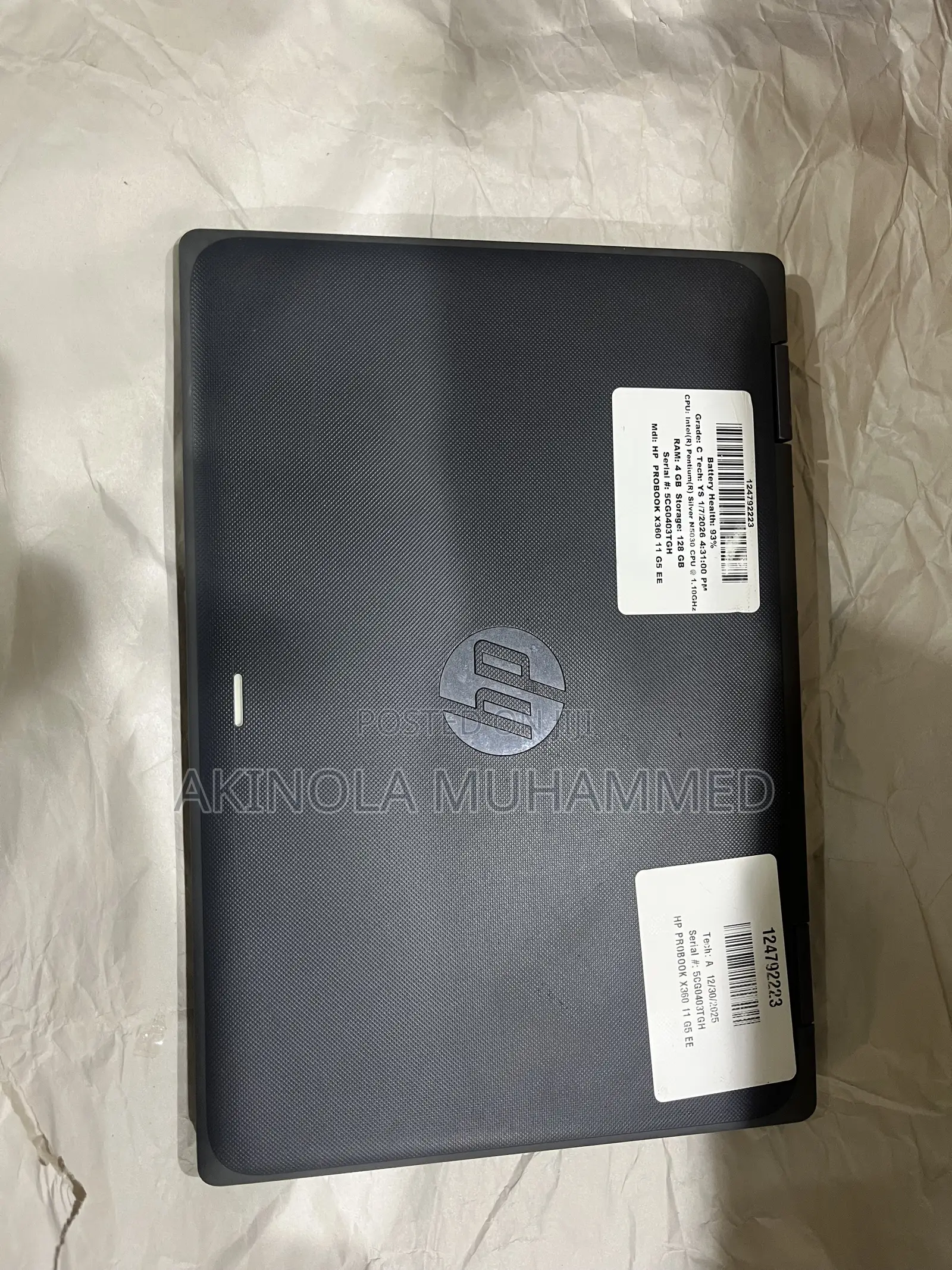 Laptop HP ProBook 11 X360 4GB Intel Pentium SSD 128GB