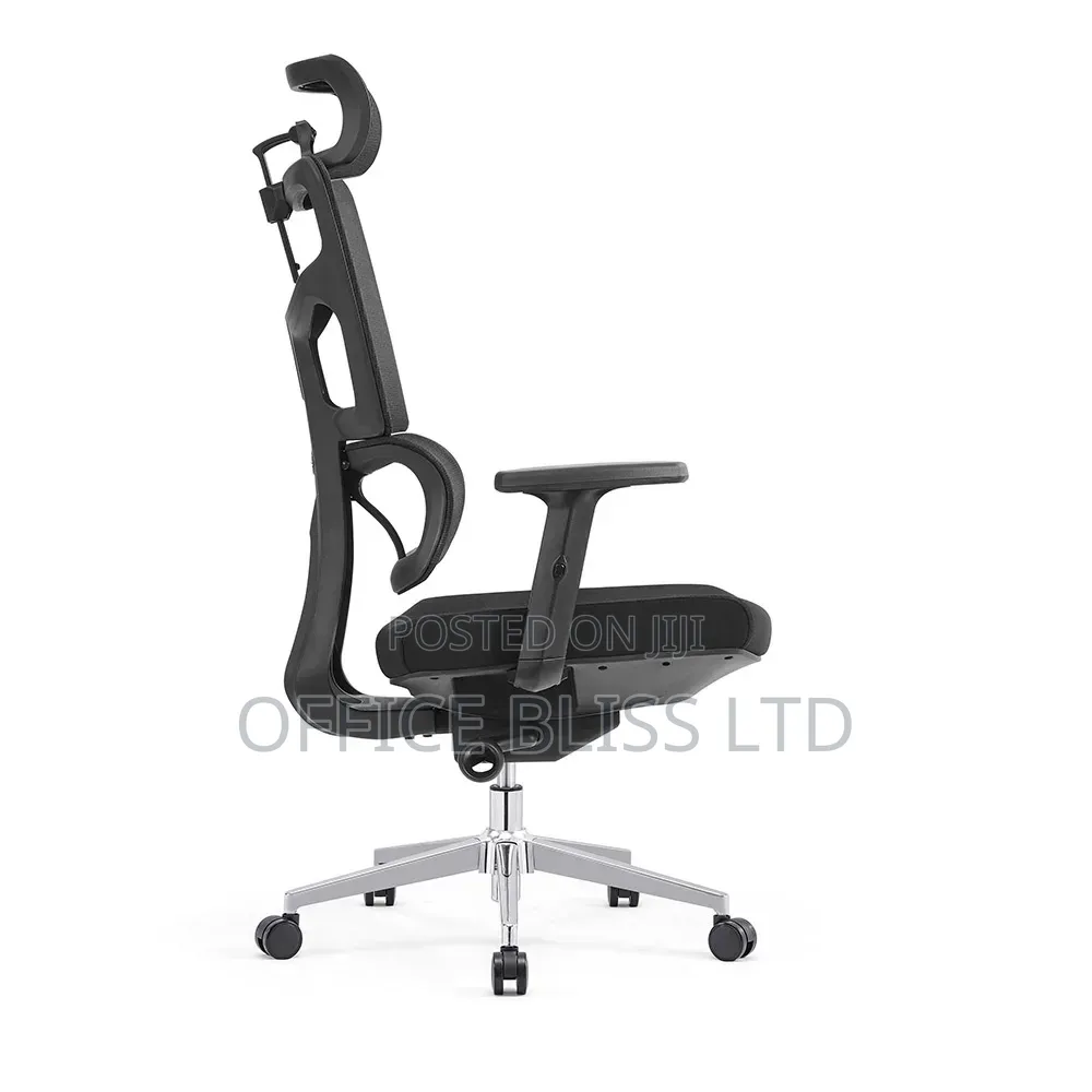Ergonomic Home & Office Chair for Extra Comfort - FULL BLACK