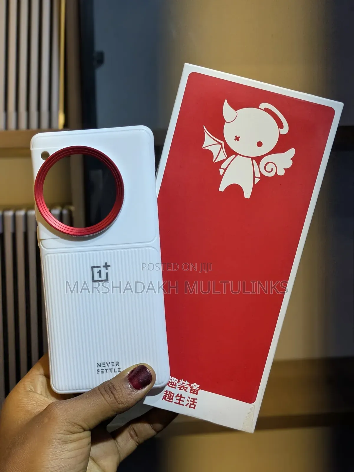 OnePlus 12 Premium White "Evil Angel" Case
