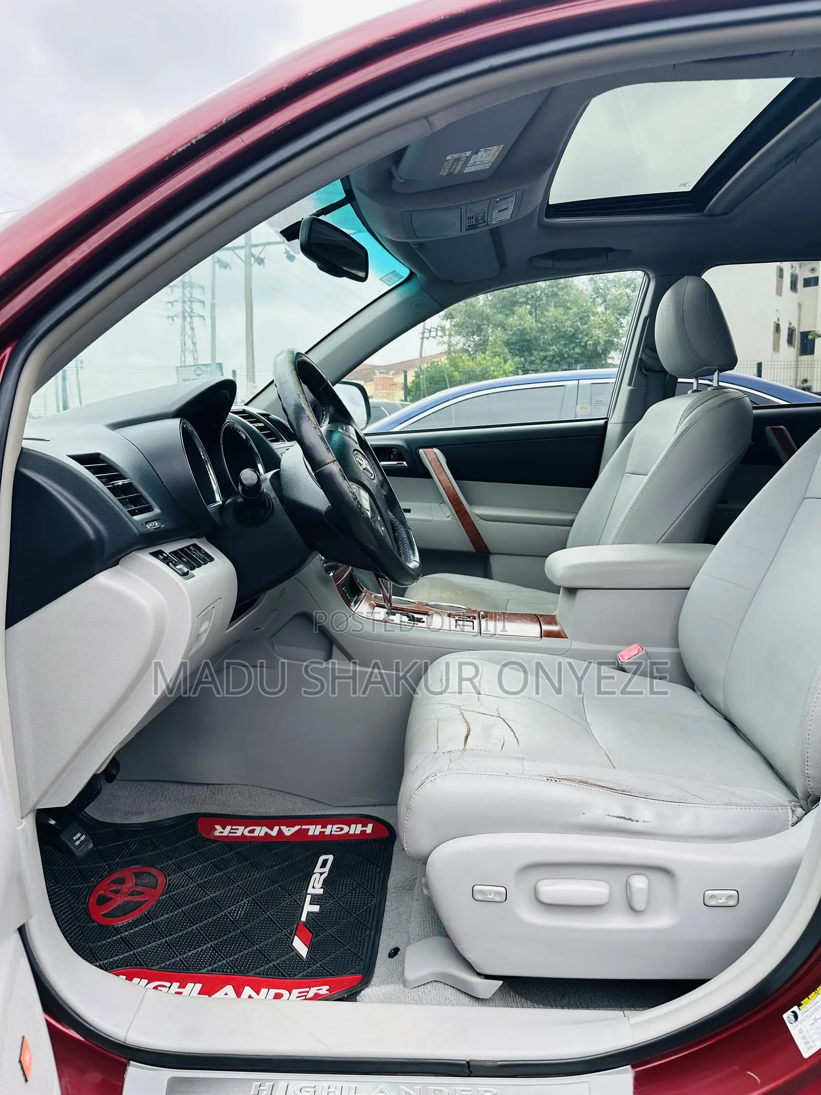 Toyota Highlander Limited 2011 Red