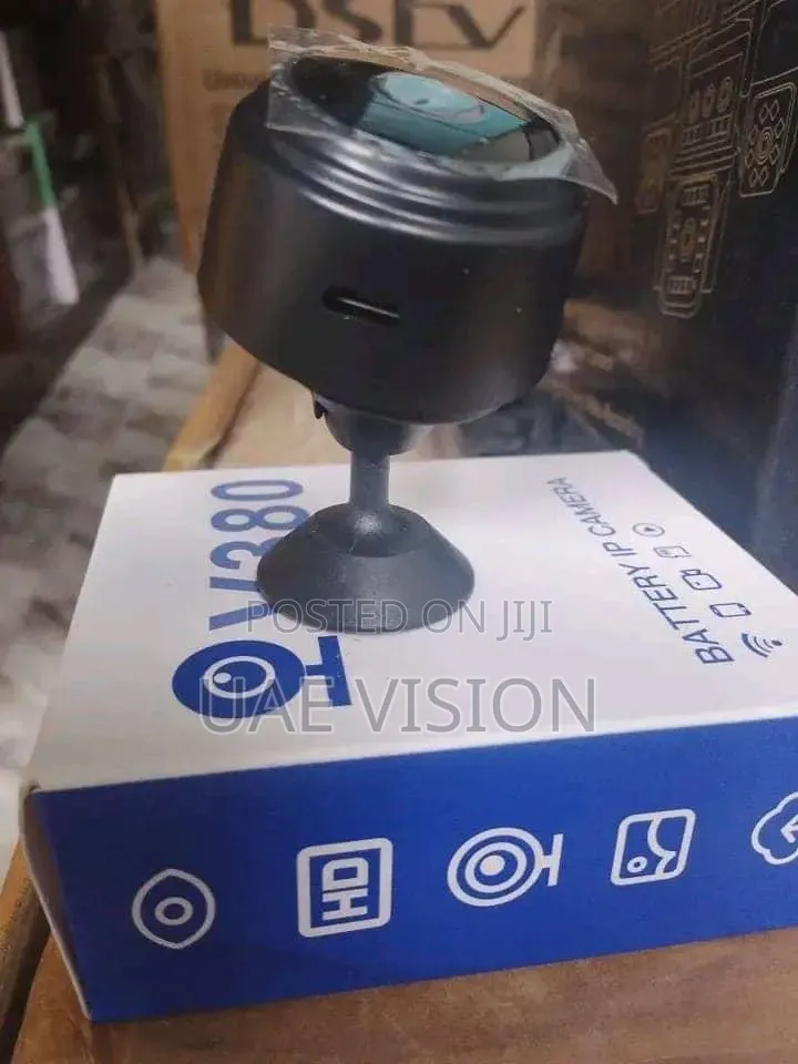 Ip Spy Camera With Inbuilt Battery, Wifi, Hd V380