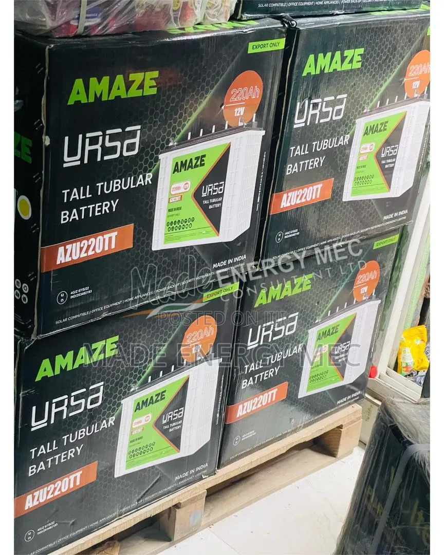 Amaze Tubular Battery 220 Ah