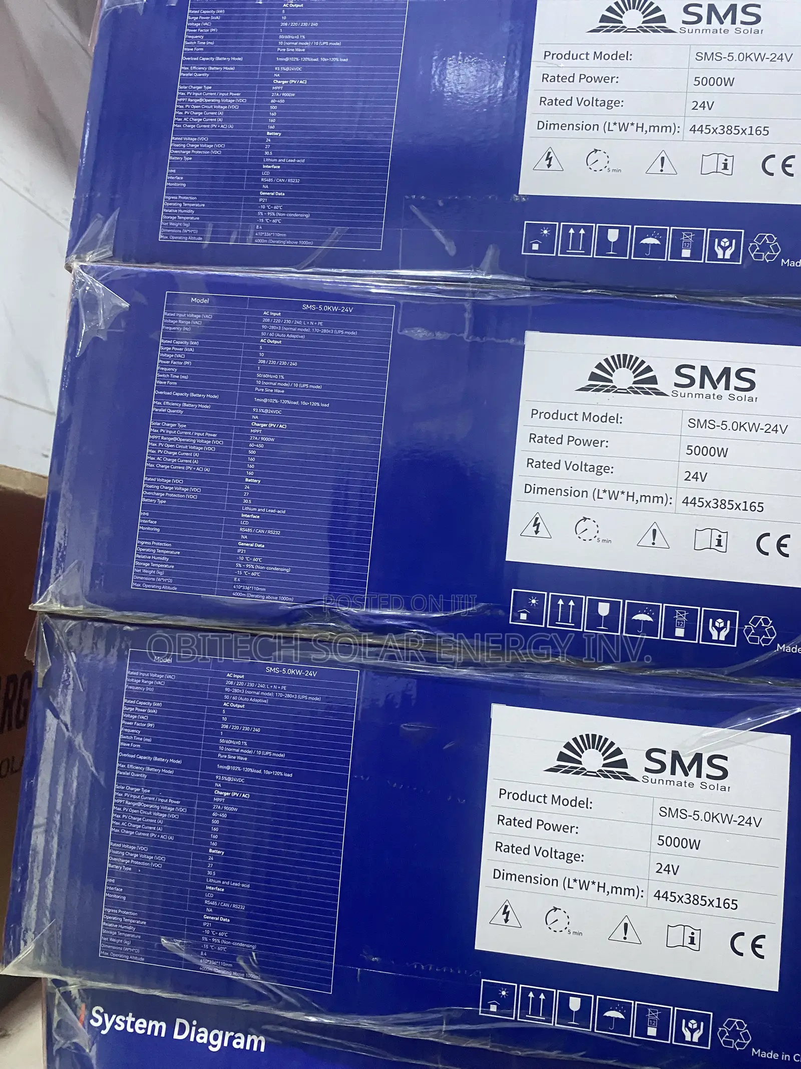 5kva 24v SMS Hybrid Solar Inverter