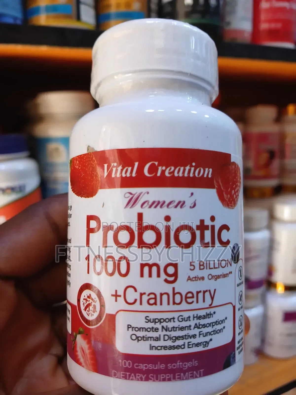 Women Probiotic + Cranberry 1000mg X 100 Capsules
