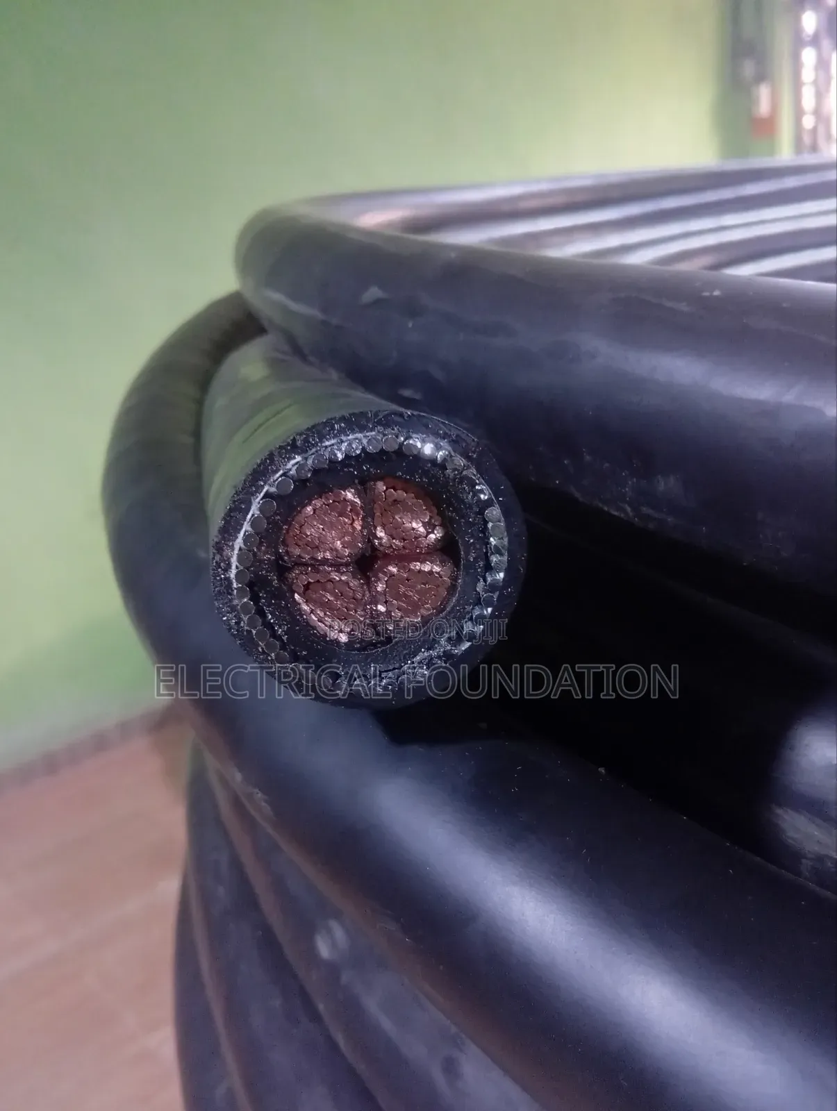 120mm * 4 Core Electrical Amourned Cable Full Guage Pure Copper
