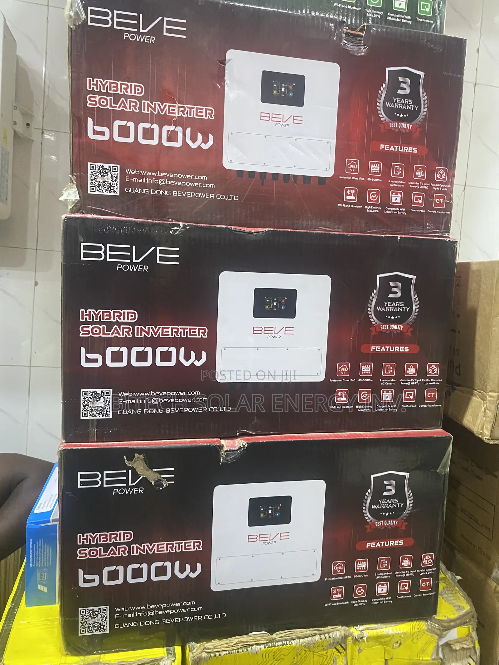6KVA 48V BEVE Hybrid Solar Inverter