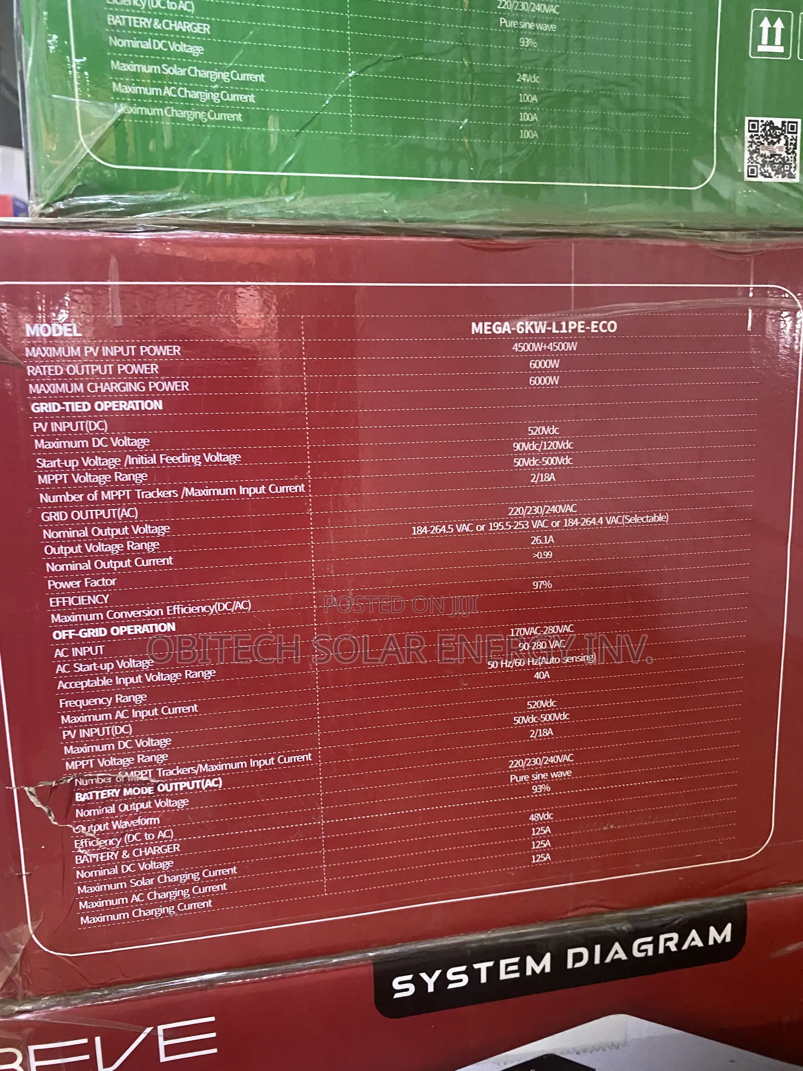 6KVA 48V BEVE Hybrid Solar Inverter