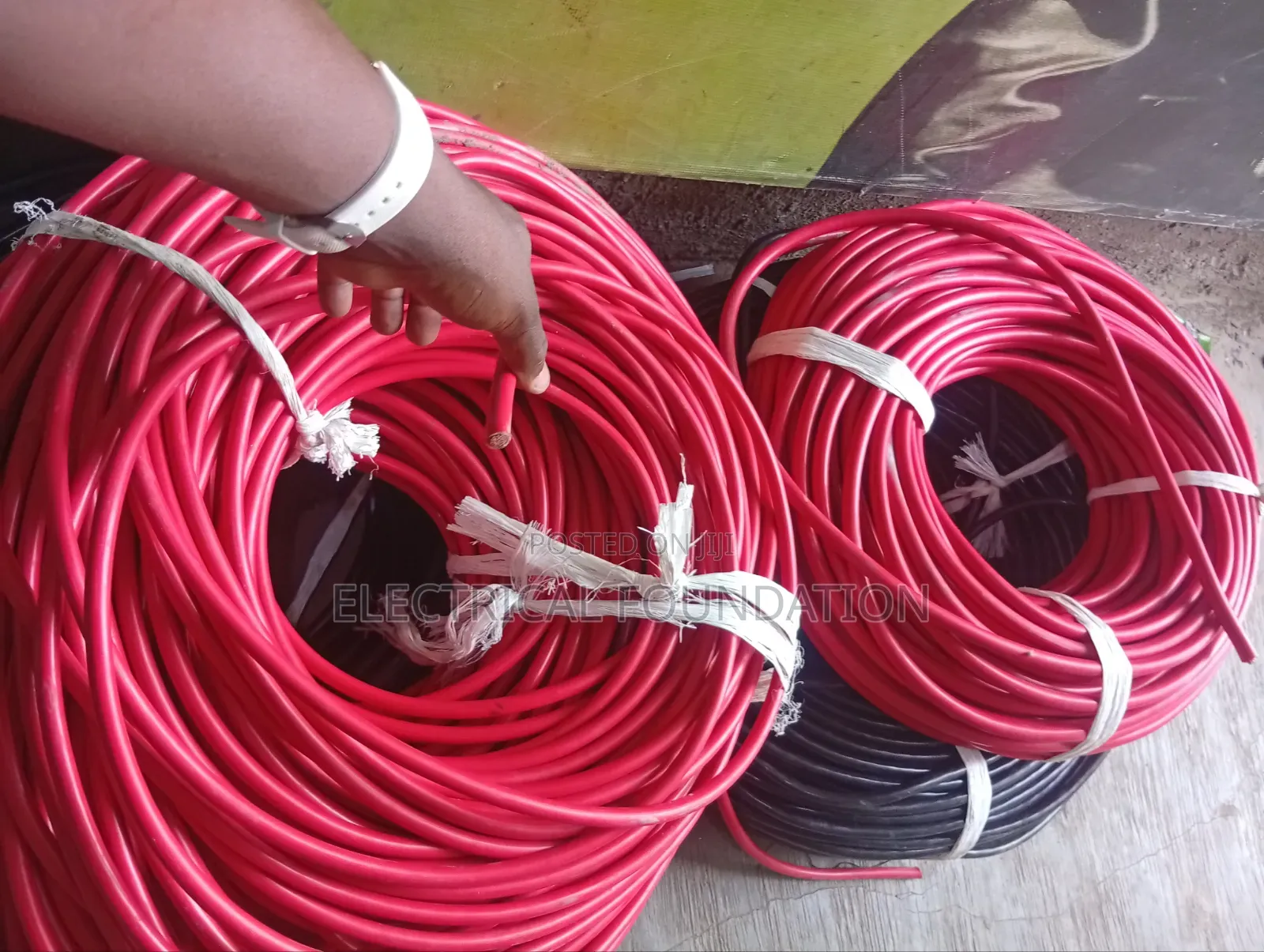 70mm*1 Nigerchin Single Wedding Cable Pure Copper Full Guage (Red)