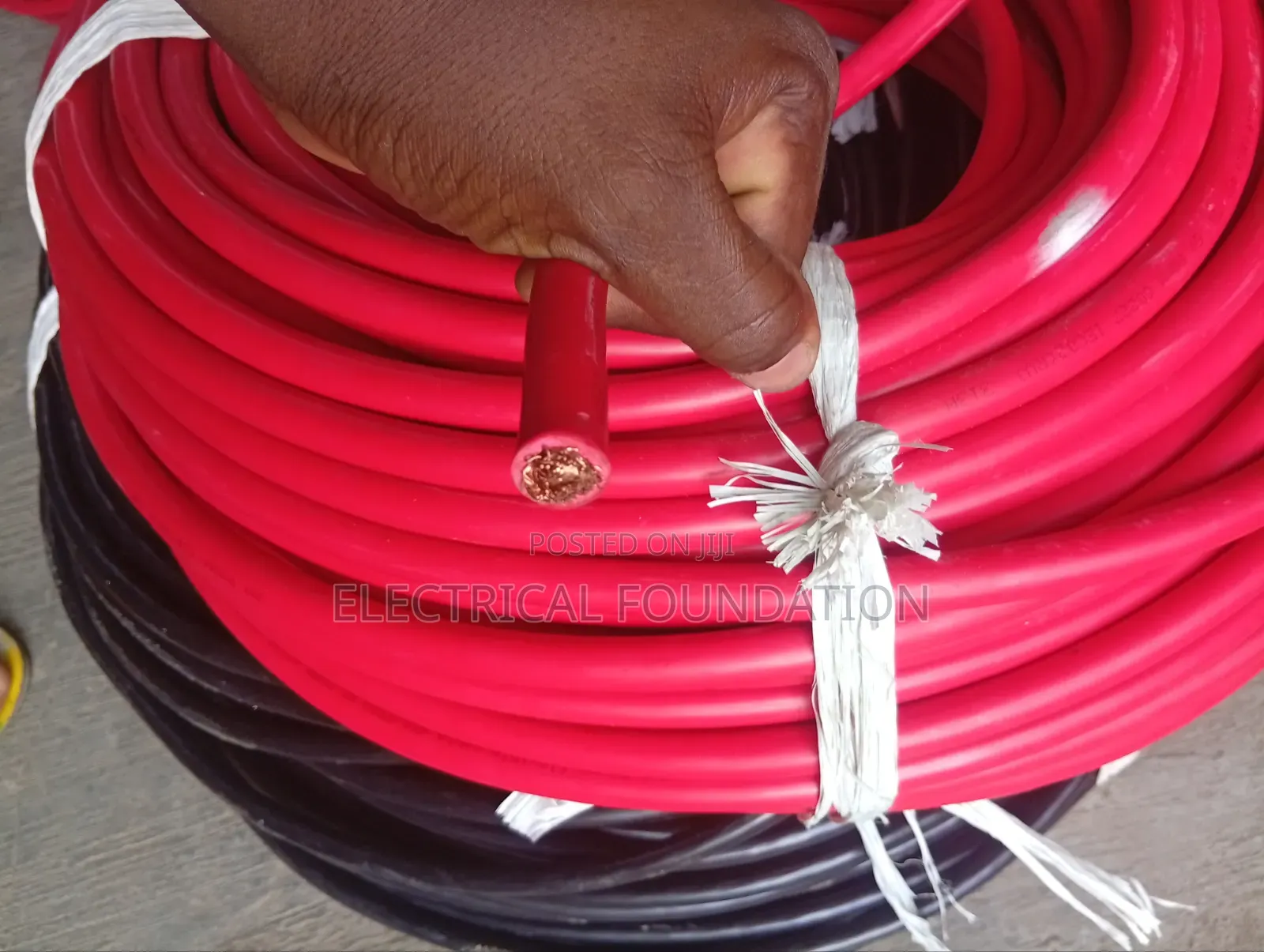 70mm*1 Nigerchin Single Wedding Cable Pure Copper Full Guage (Red)