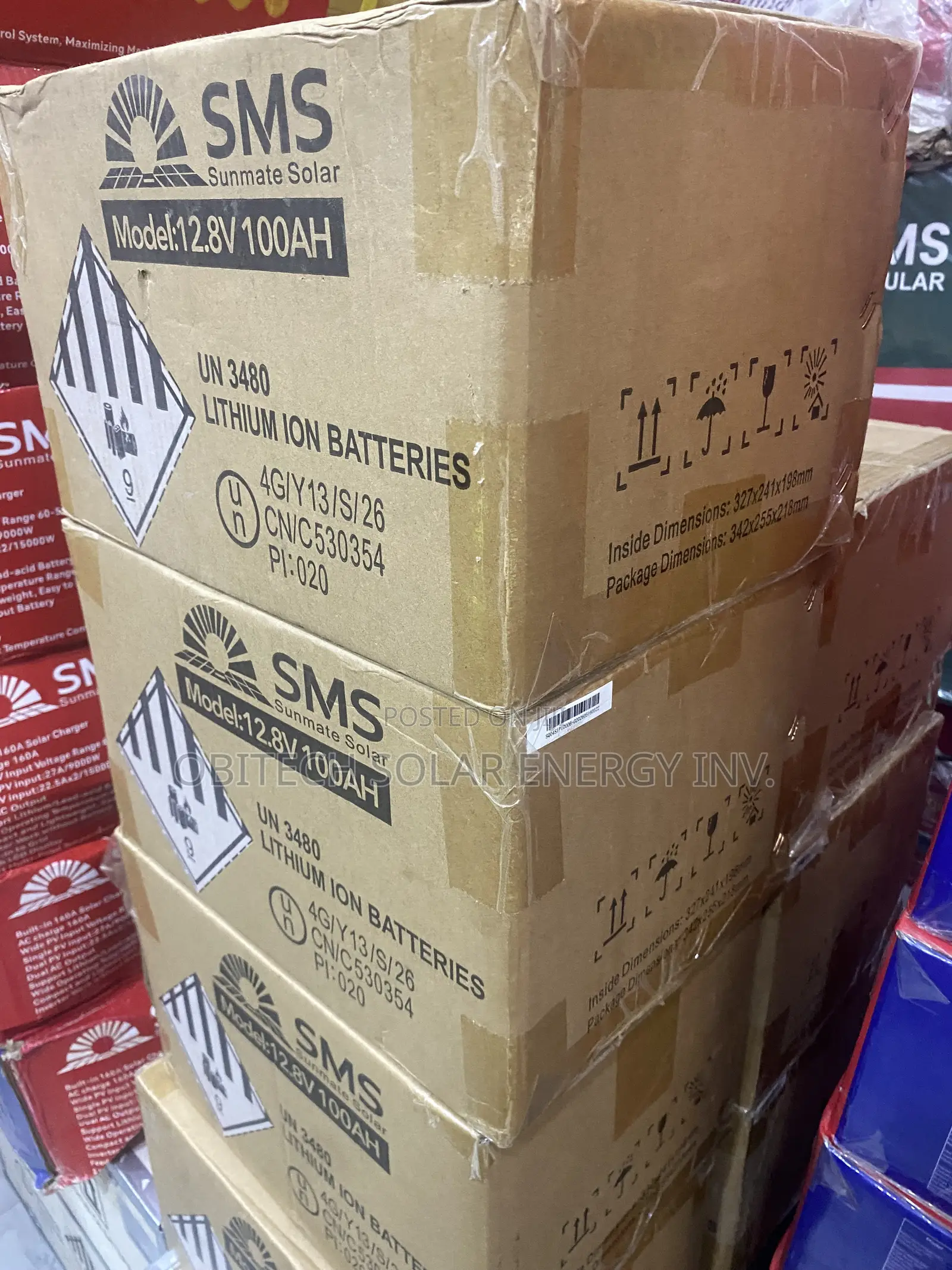 100ah 12v SMS Lithium Battery
