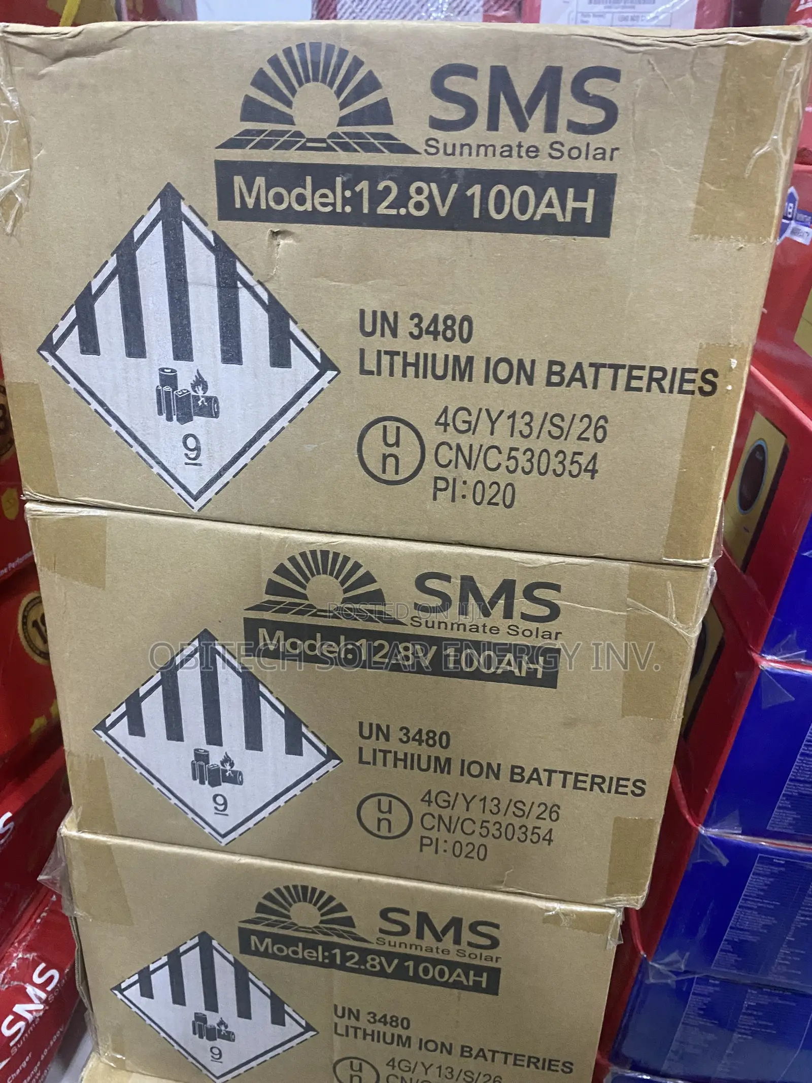 100ah 12v SMS Lithium Battery