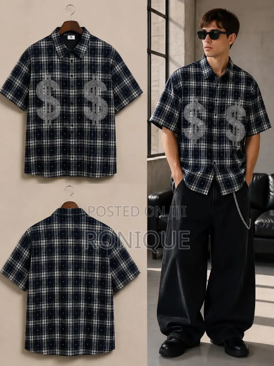 Short-Sleeve Button-Up Shirt