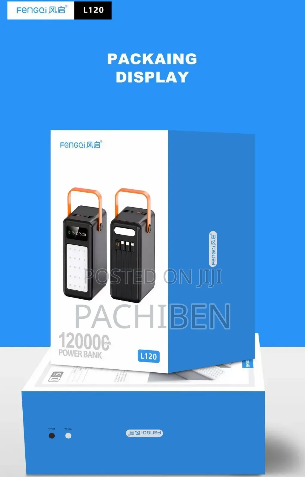 FenGQi 120000mAh  Power Bank