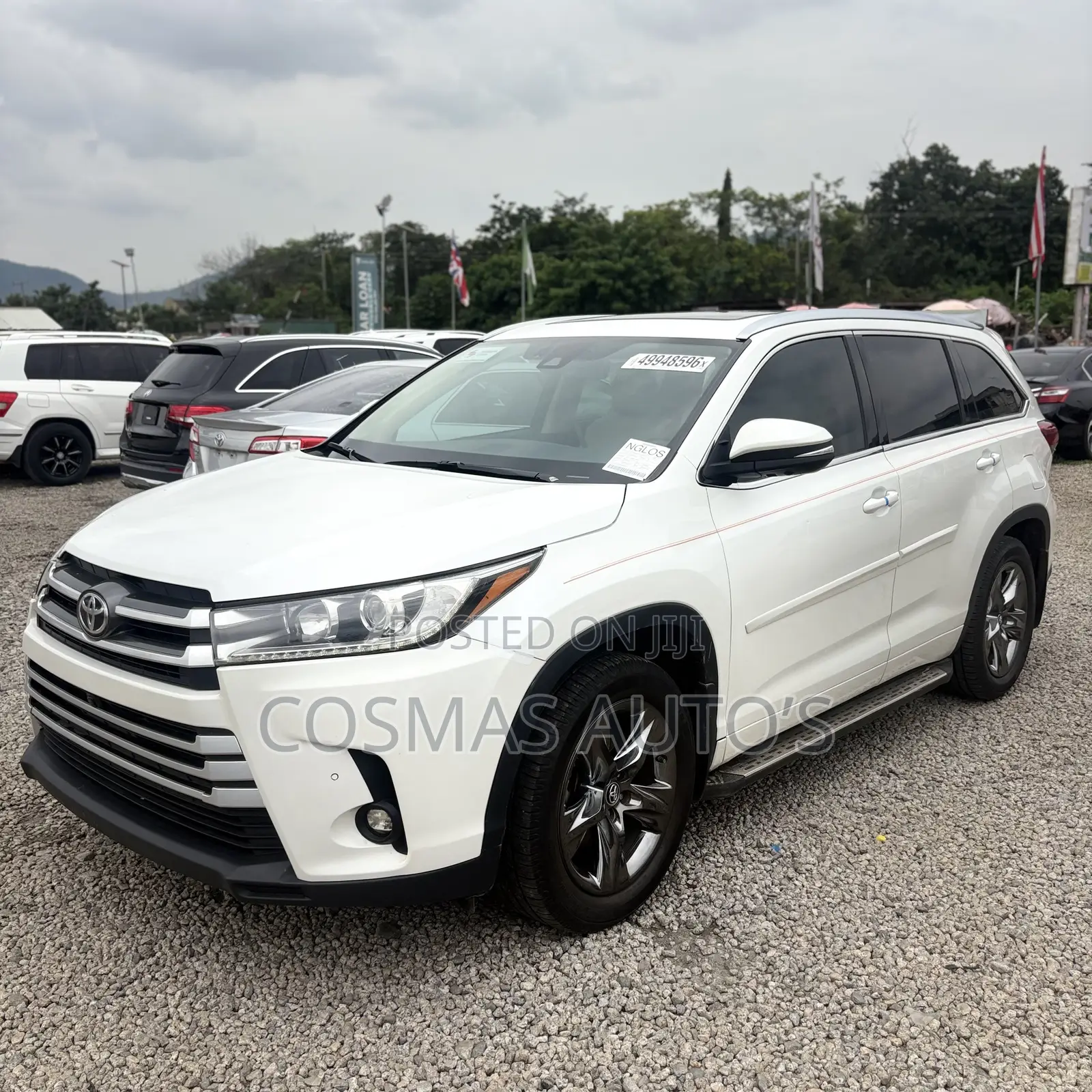 Toyota Highlander Limited 4x4 V6 (3.5L 6cyl 8A) 2018 White