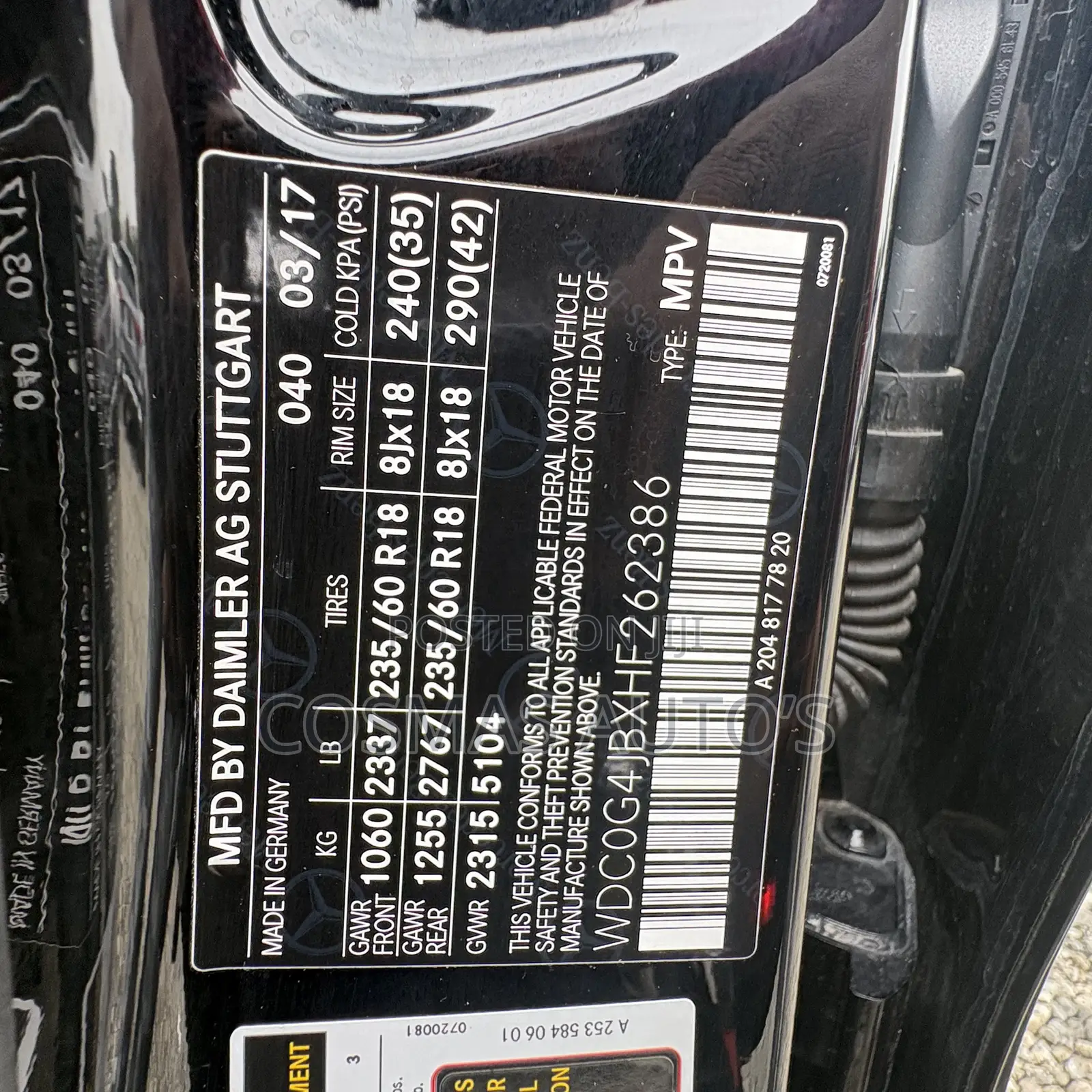 Mercedes-Benz GLC-Class 2017 Black