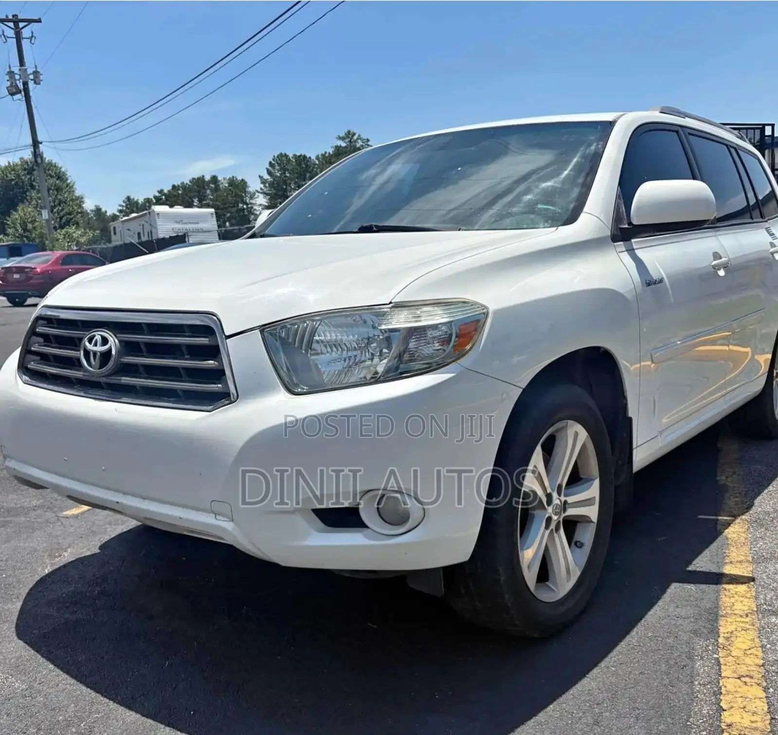 Toyota Highlander Sport 2008 White
