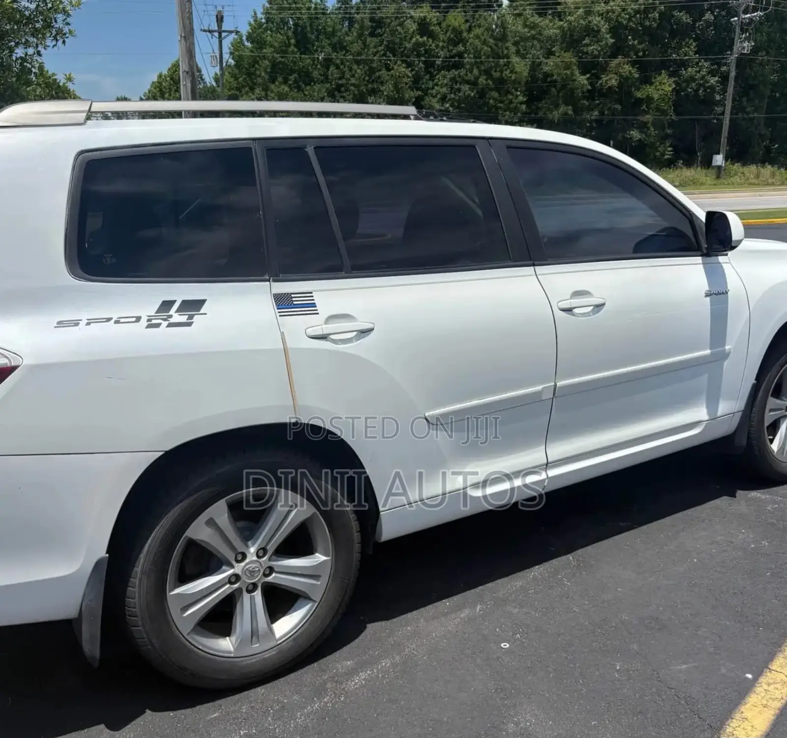 Toyota Highlander Sport 2008 White