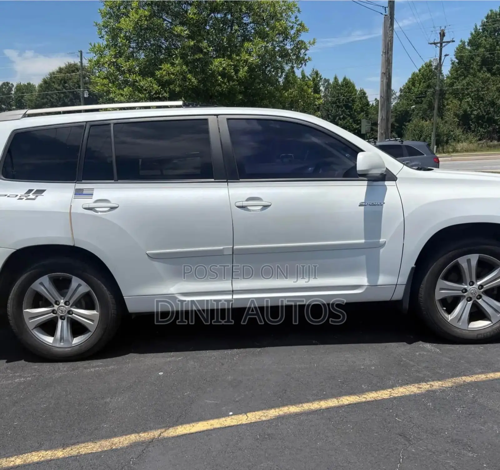 Toyota Highlander Sport 2008 White