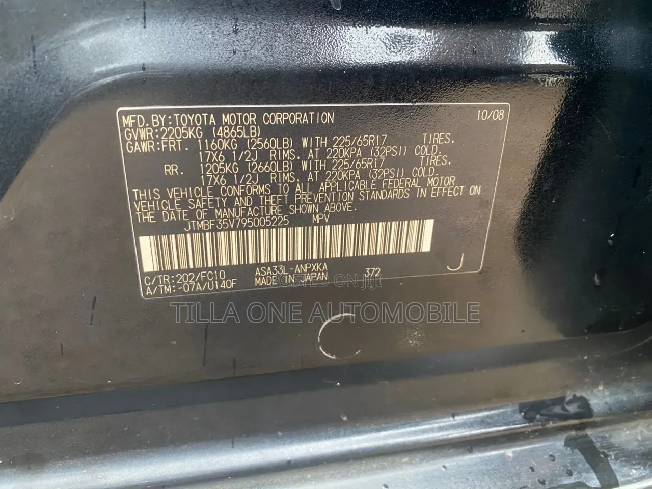Toyota RAV4 2.5 Limited 4x4 2011 Black
