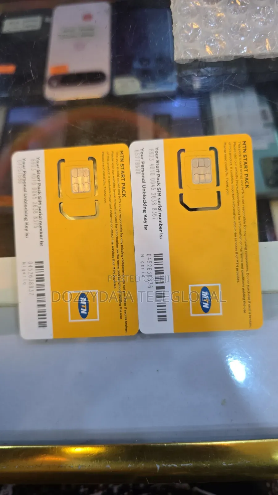 MTN 120gb Data Sim Card for Phones, MTN Mifi and Routers