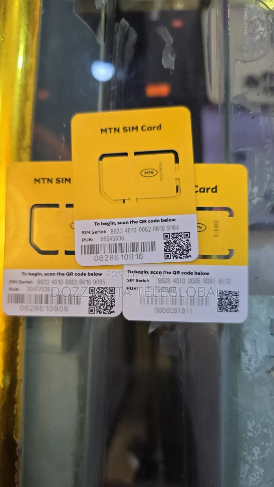MTN 120gb Data Sim for MTN Mifi and Routers