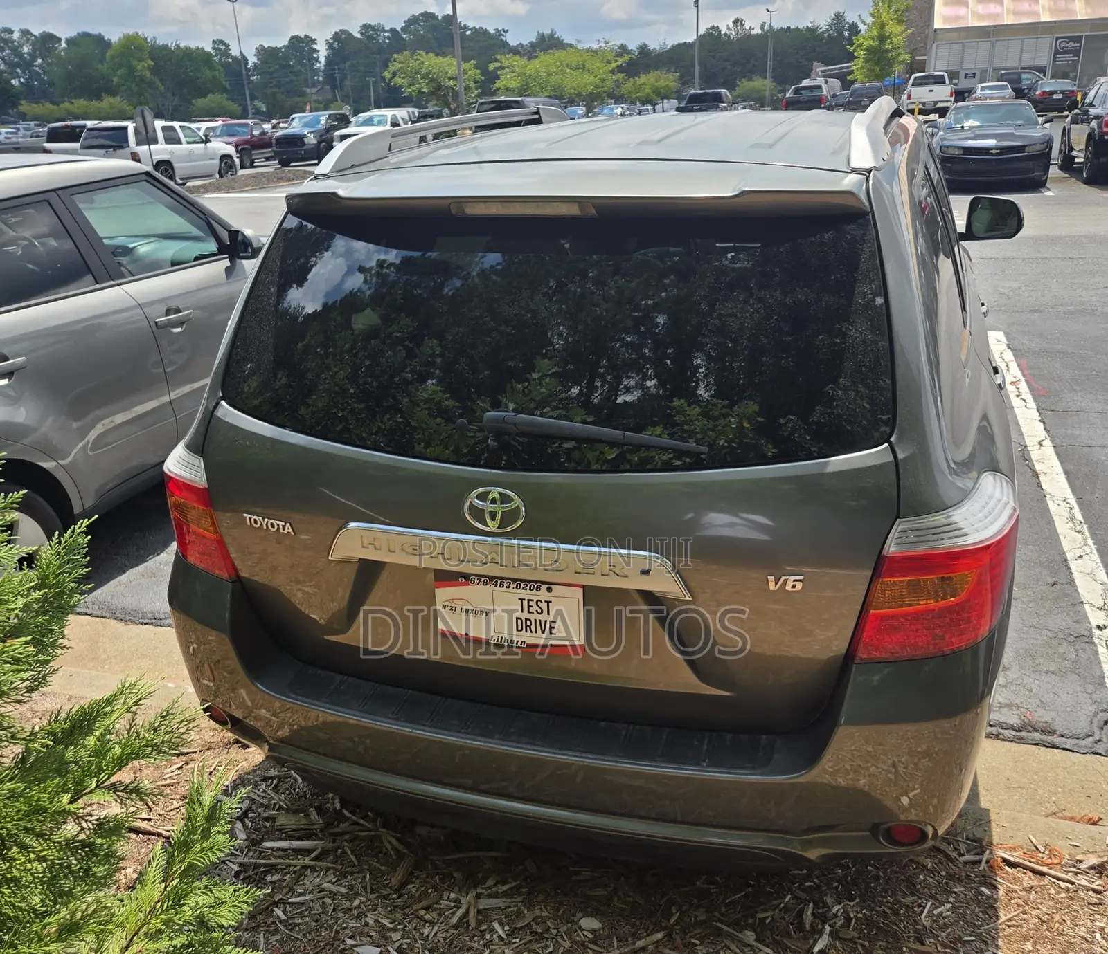Toyota Highlander 4x4 2008 Green