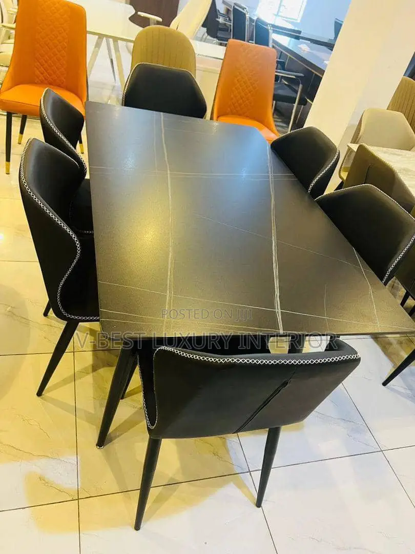 6-Seater Premium Marble Dining Set.