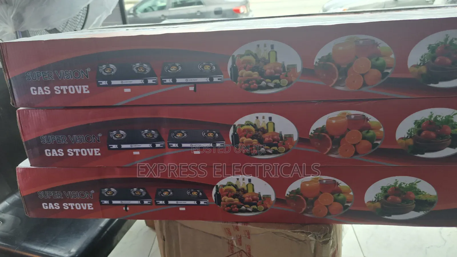 Super Vision 2 Burner Non-Sticker Gas Stove - Table Top Cooker