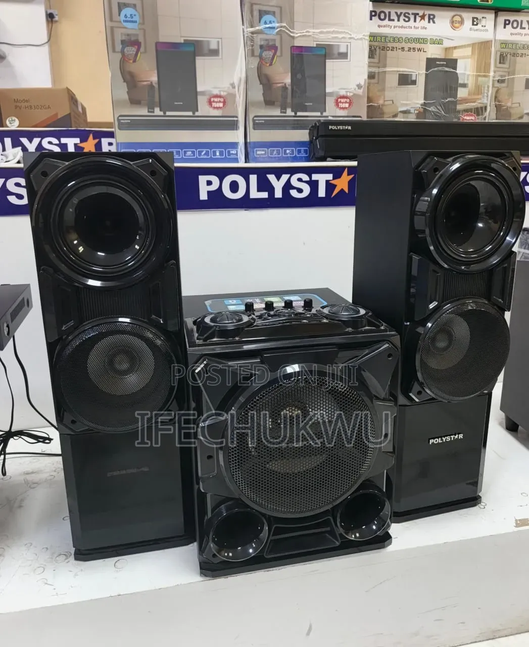 Original Polystar Premium High Powerful Home Theater System 25000Watts