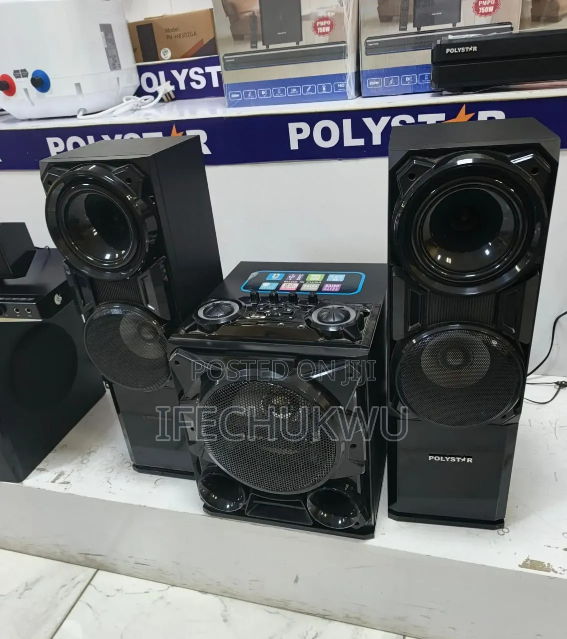 Original Polystar 25000Watts Powerful Home Theater System Bluetooth,