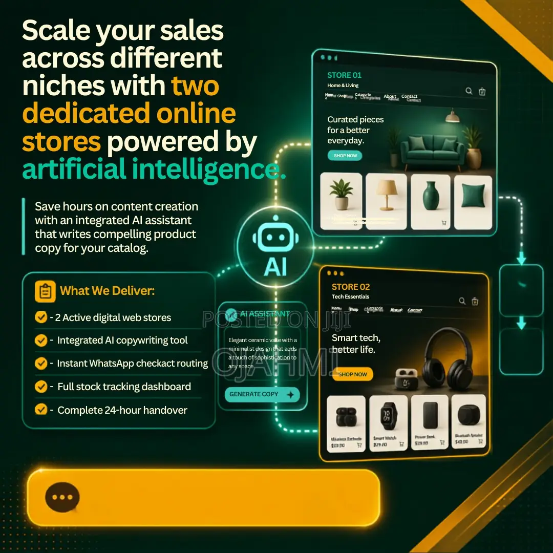 Double Branch Commerce Website With AI Assistant