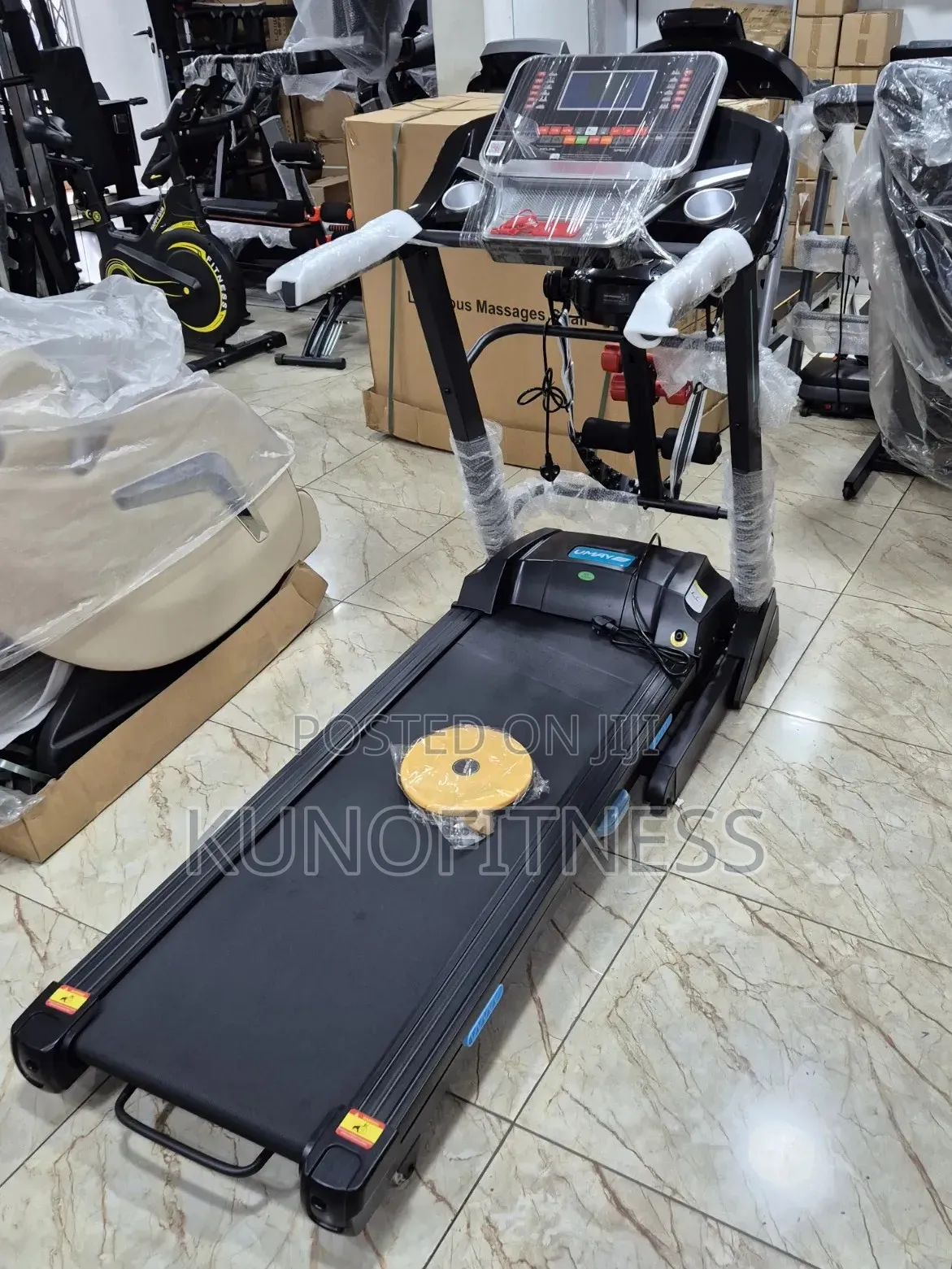 2.5HP Auto Incline & Decline Treadmill + Massager – 130kg Max