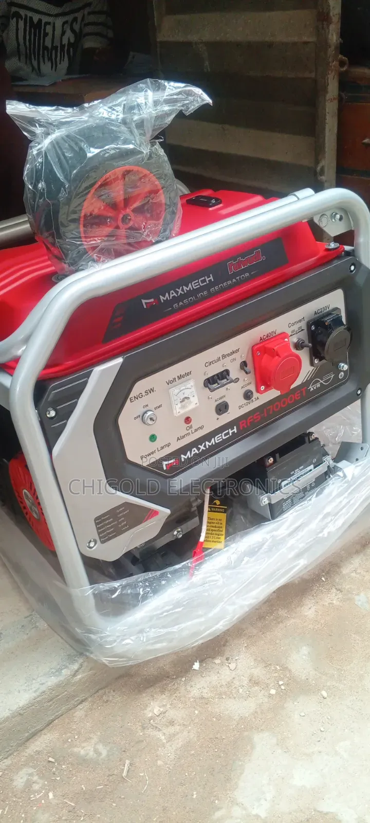 Maxmech 15 kVA Generator 3 Phase 100% Copper Coil