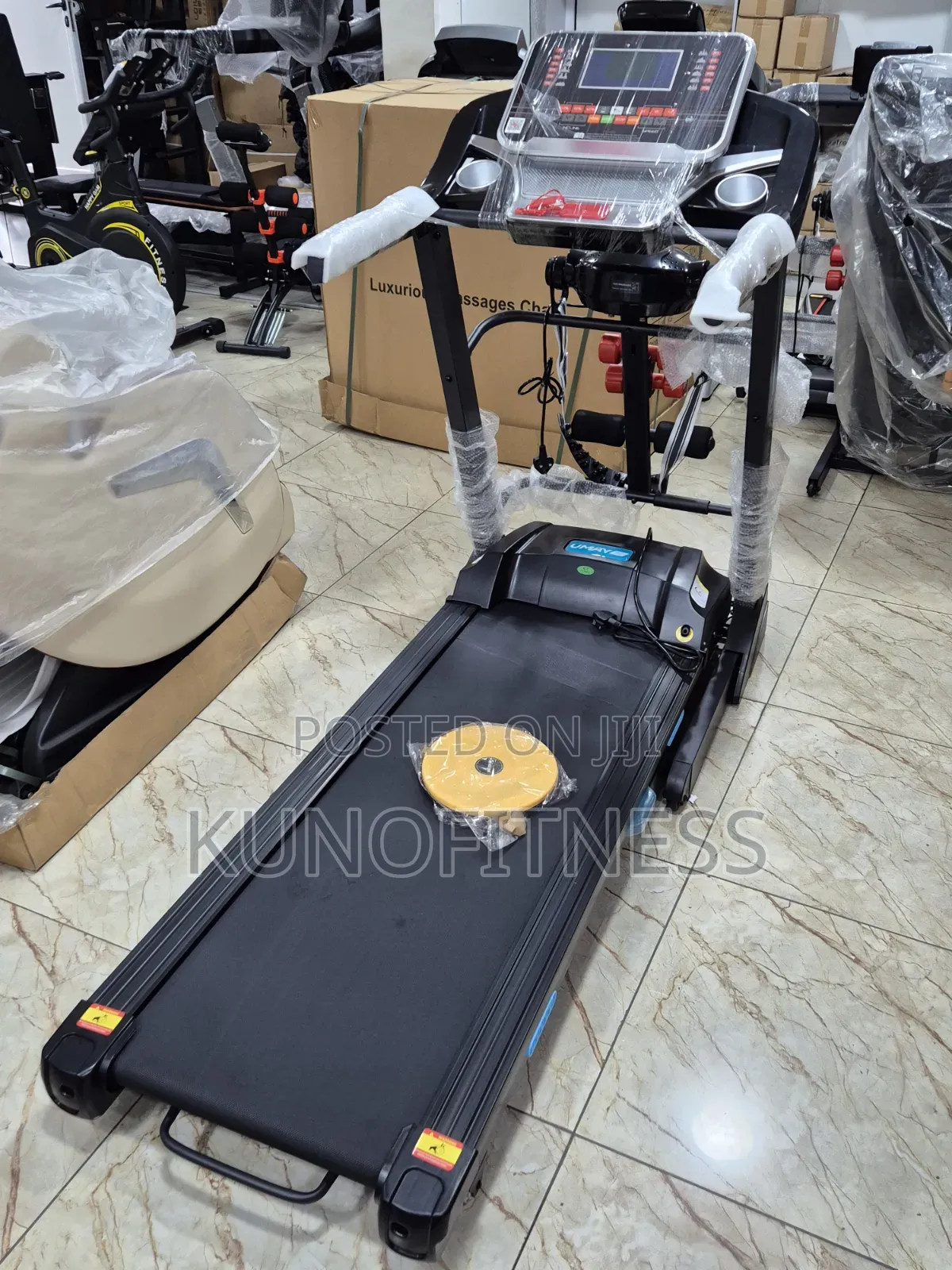 New 2.5HP Auto Incline/Decline Massager Treadmill – 130kg Max