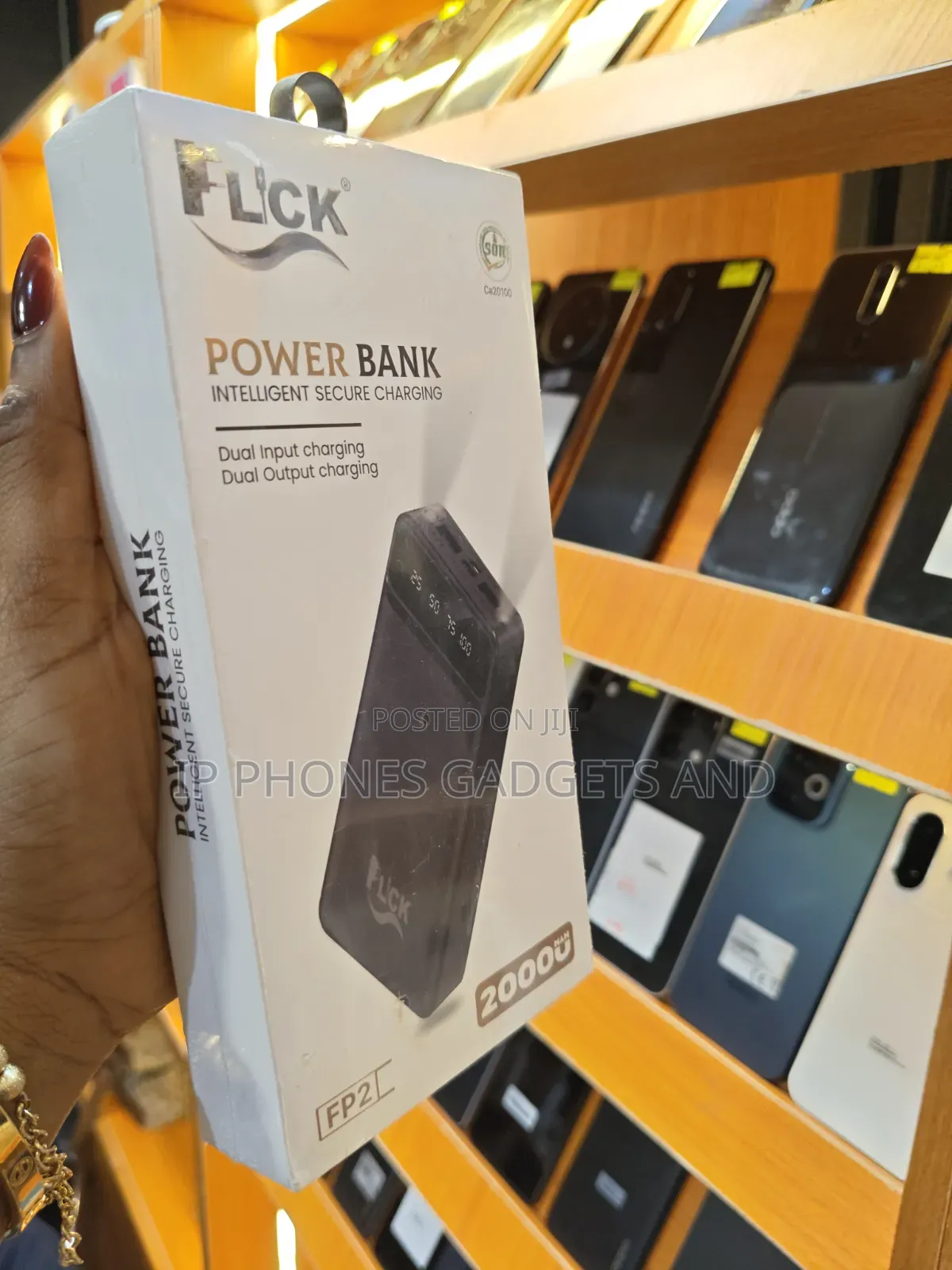FLCK FP2 20000mAh Power Bank Dual Input Output LED Display - New