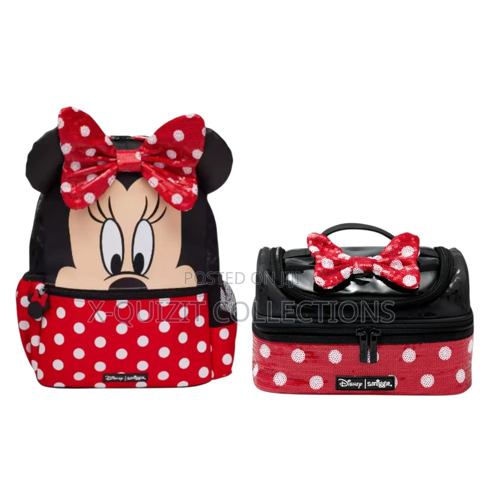 14-Inch Smiggle Minnie Mouse Bag Set