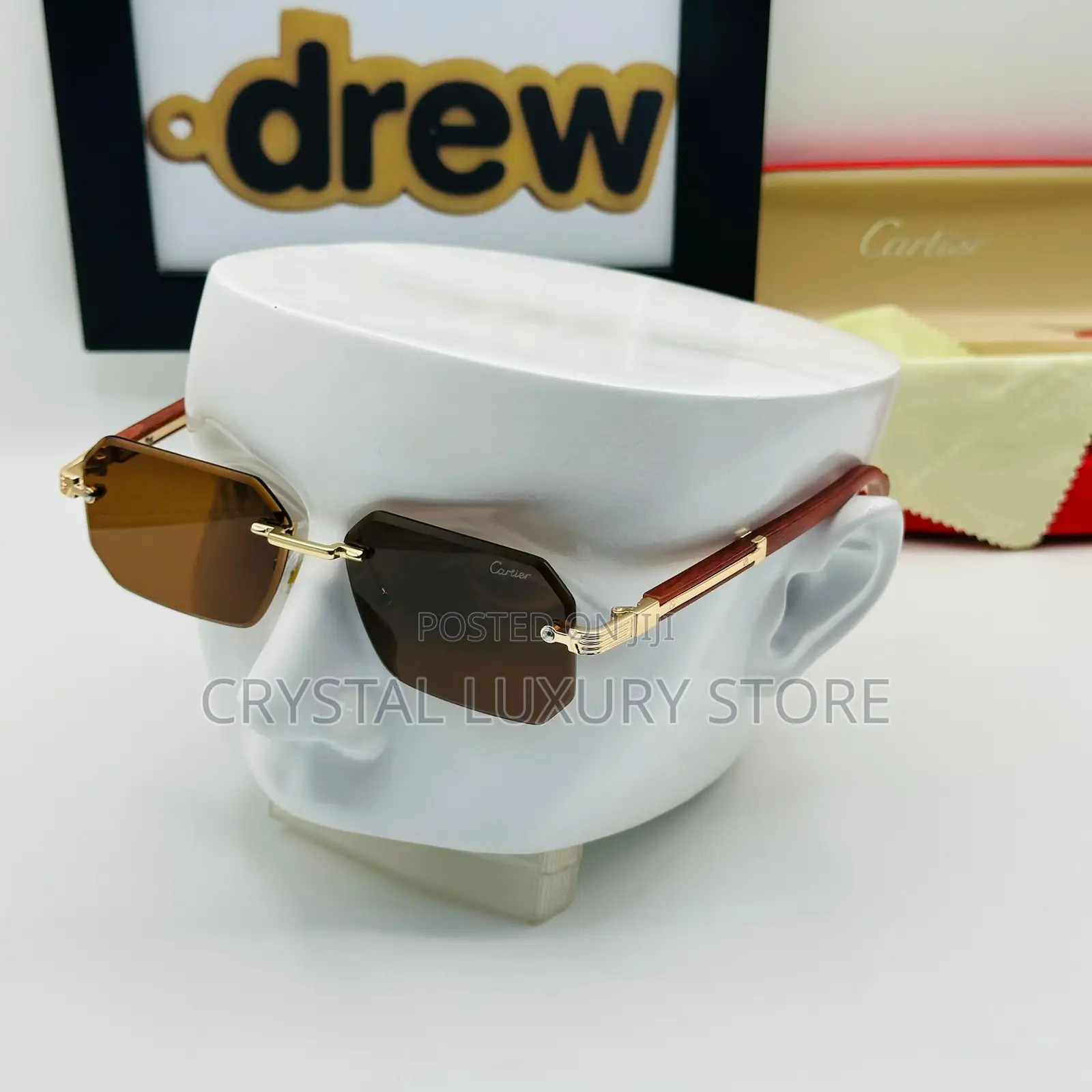Cartier Quality Luxury Men Sunglasses