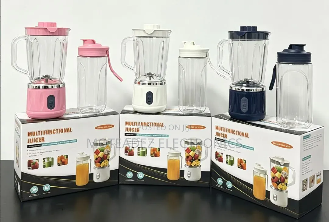 2in1 Rechargeable High Power Portable Multipurpose Juicer With Cup