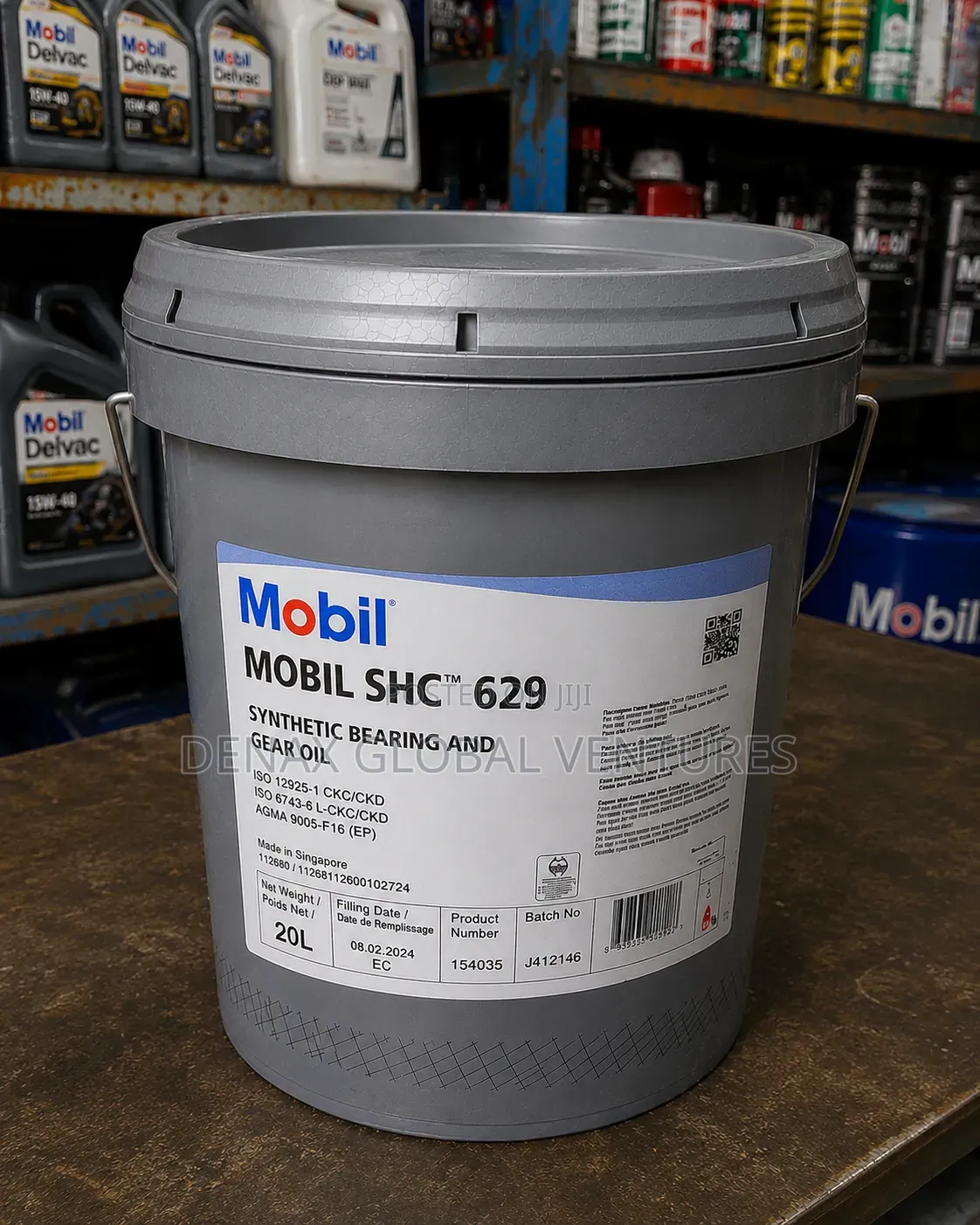 Mobil SHC 629 Synthetic Bearing and Gear Oil 20litres