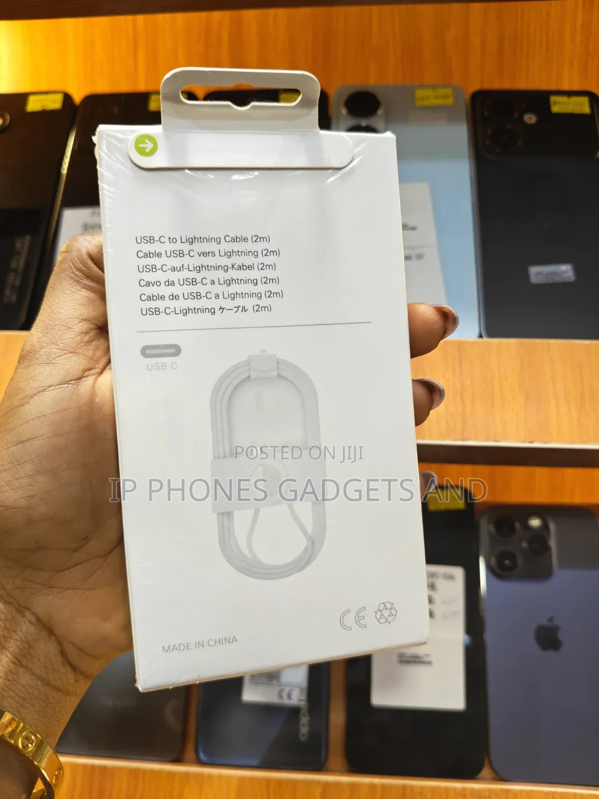 FLCK USB-C to Lightning Cable 2M Braided iPhone Fast Charge - New