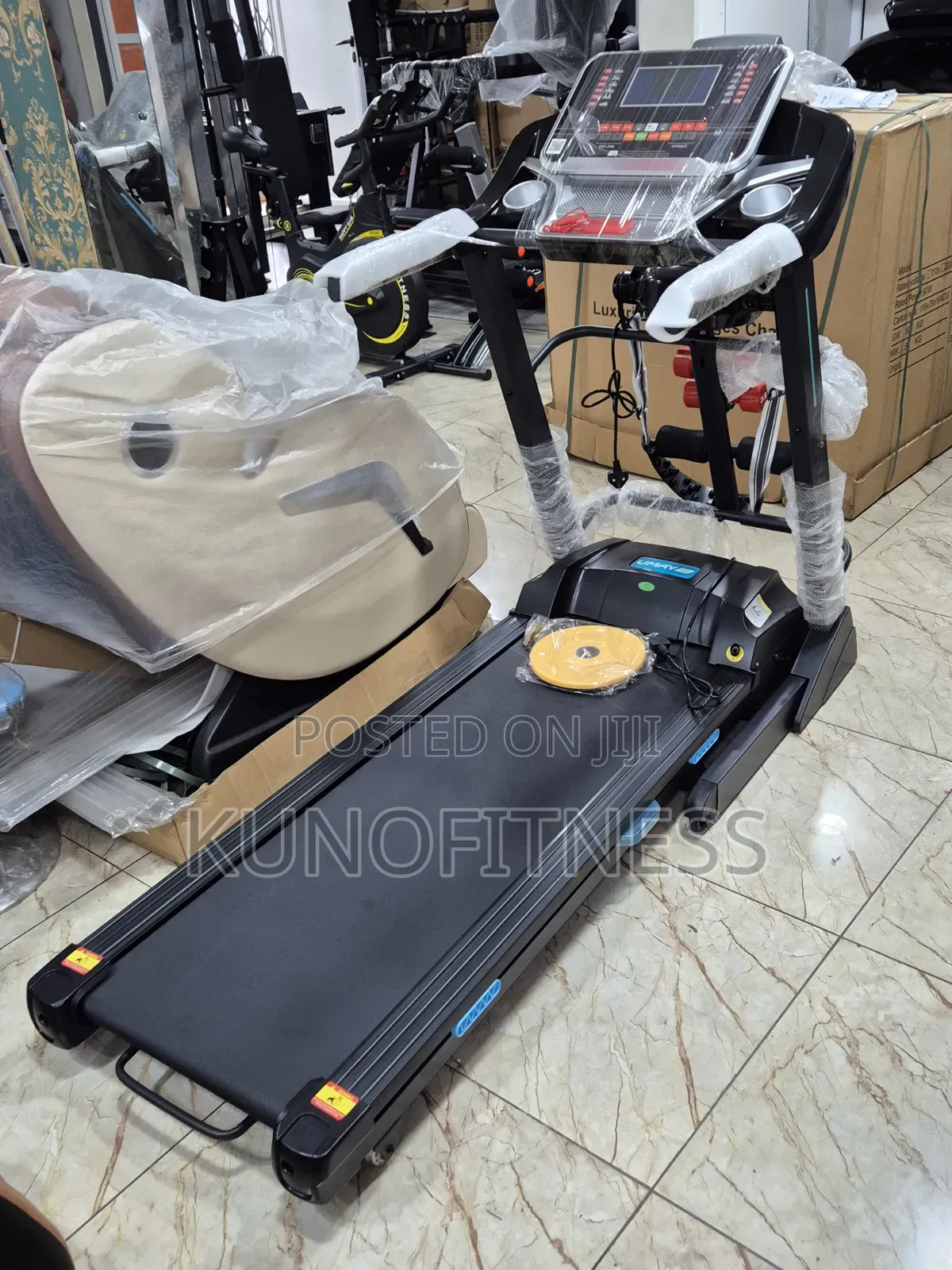 2.5HP Auto Incline/Decline Treadmill + Massager 130kg Capacity