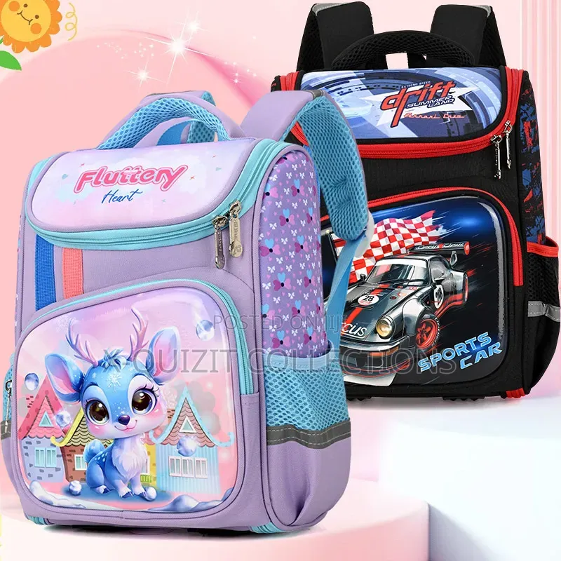 12-Inch Character School Bag for Kindergarten