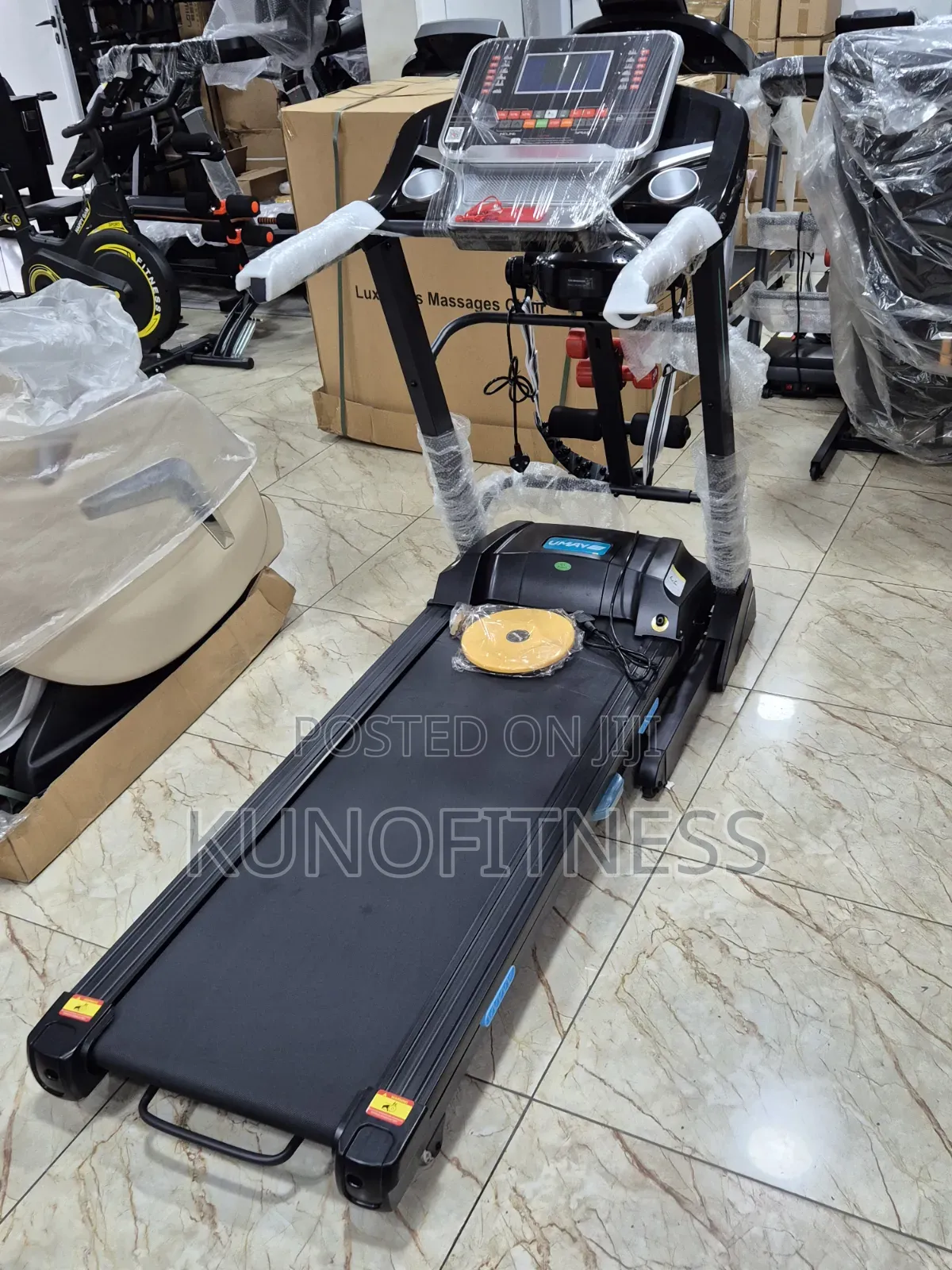 2.5HP Auto Incline/Decline Massager Treadmill – 130kg Max