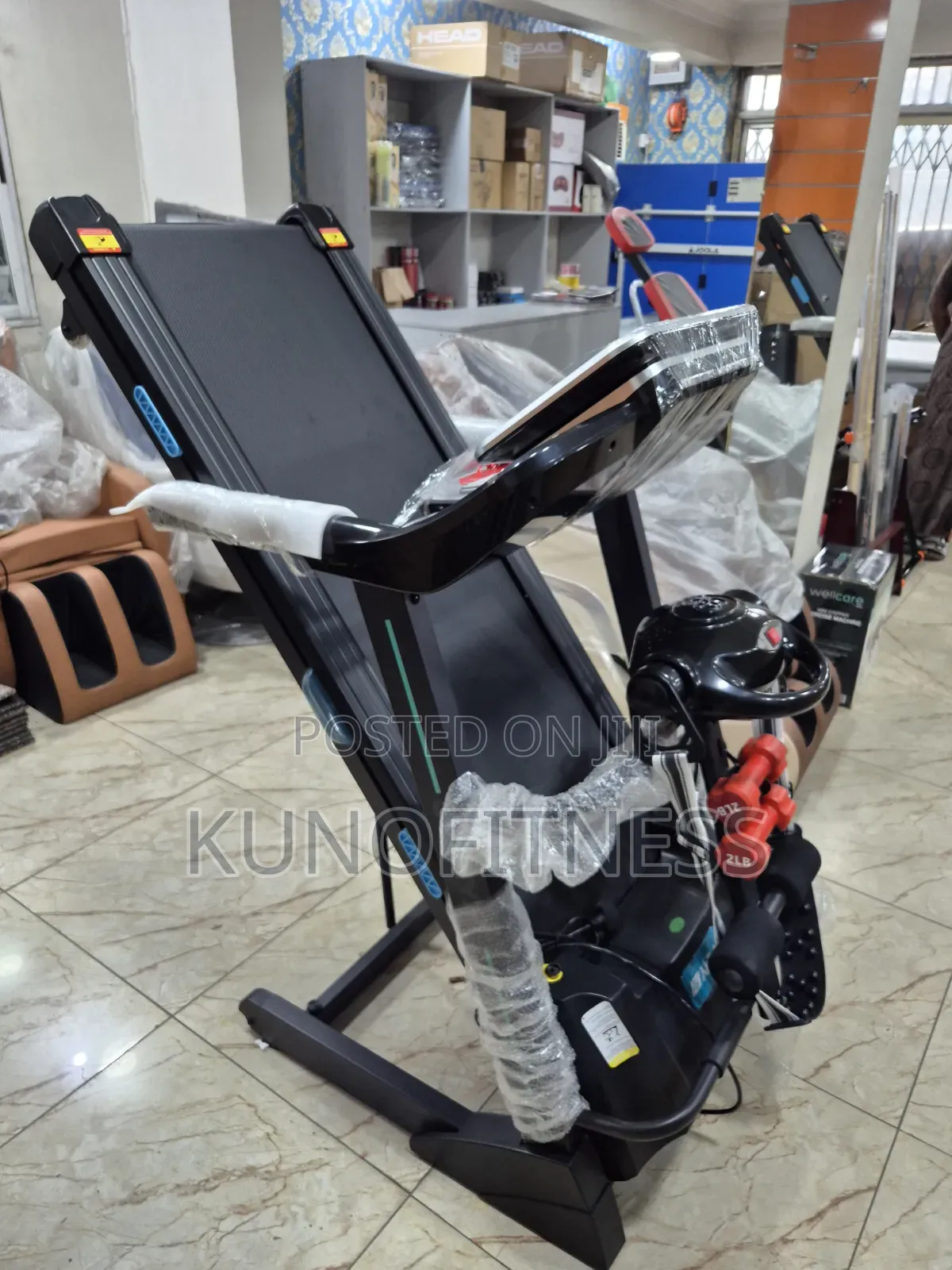 2.5HP Auto Incline/Decline Massager Treadmill – 130kg Max