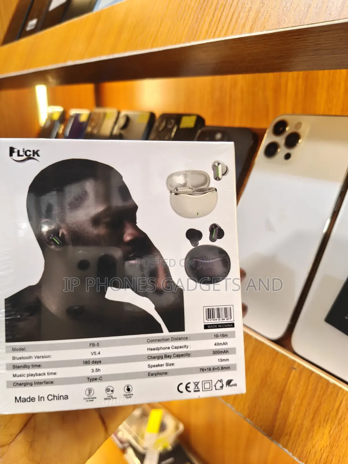 FLCK FB-5 Wireless Airpods Pure Sound LED Display -  New