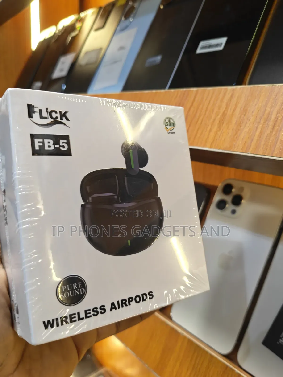 FLCK FB-5 Wireless Airpods Pure Sound LED Display -  New
