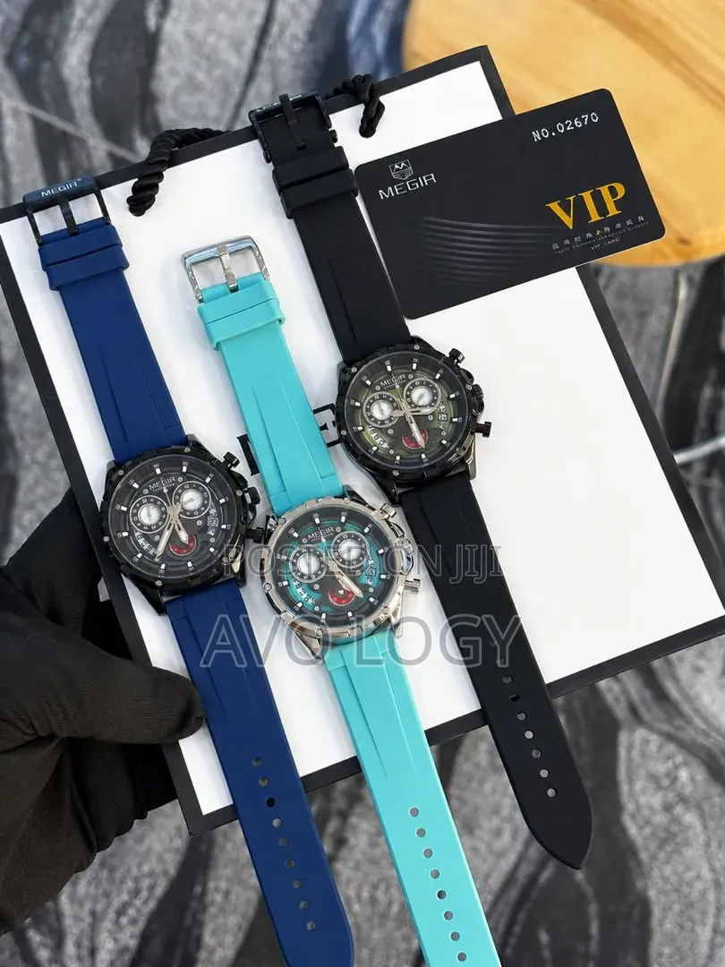 MEGIR Rubber Strap
Wristwatch
