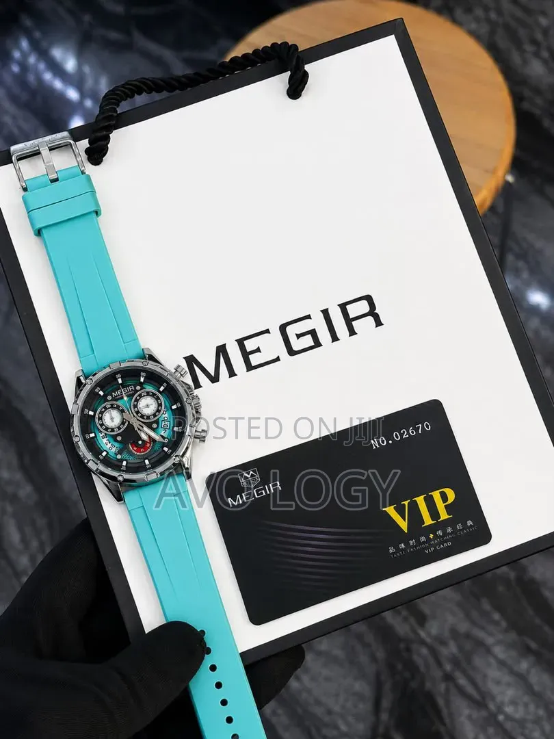 MEGIR Rubber Strap
Wristwatch